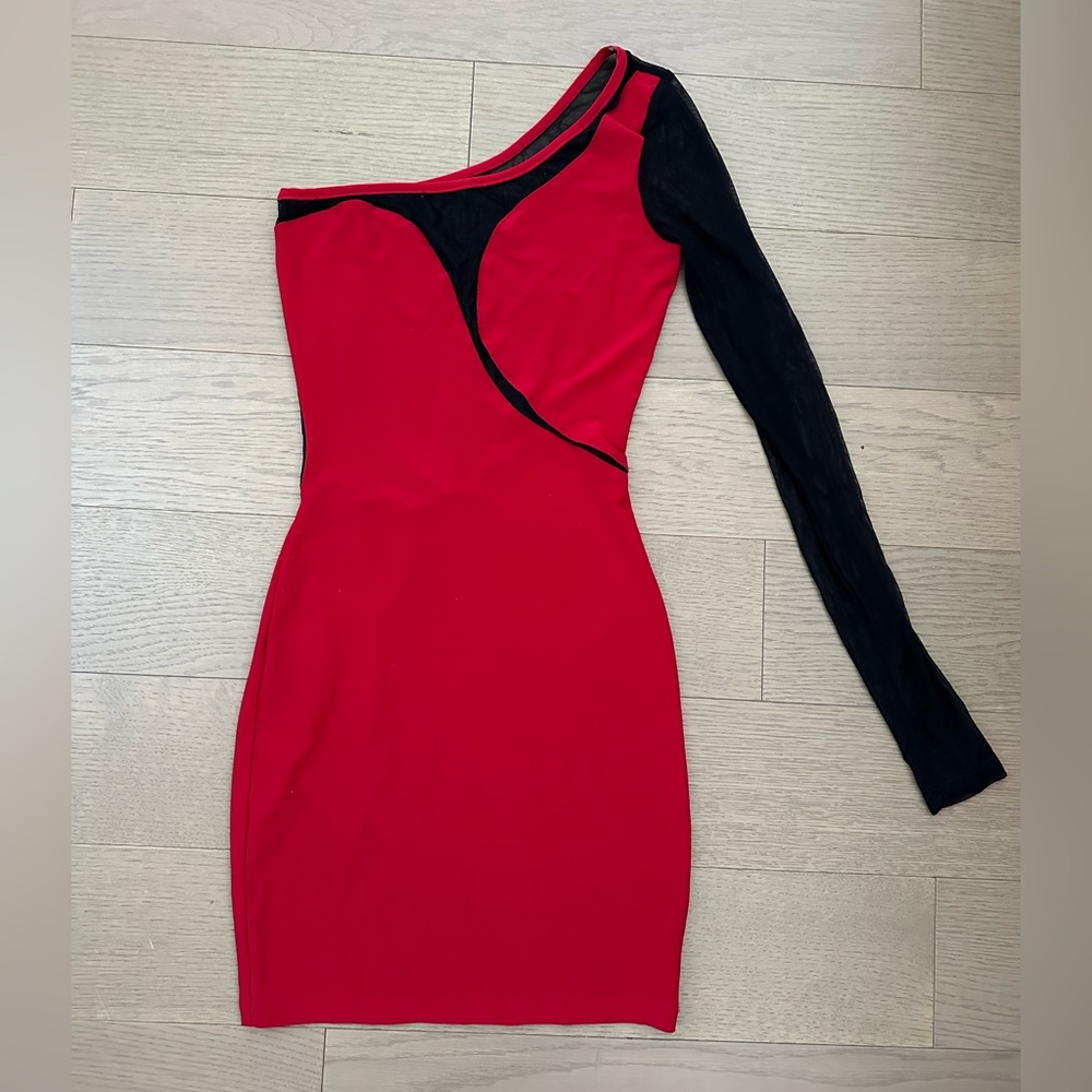 One-Shoulder Mini Dress